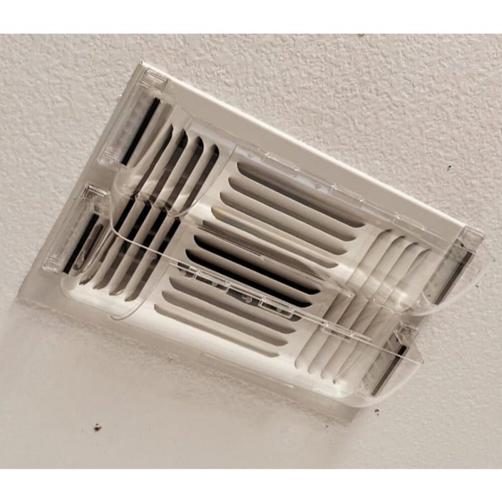 2 Pack Air & Heat Deflector for Vents Sidewalls and Ceiling Registers Adjustable